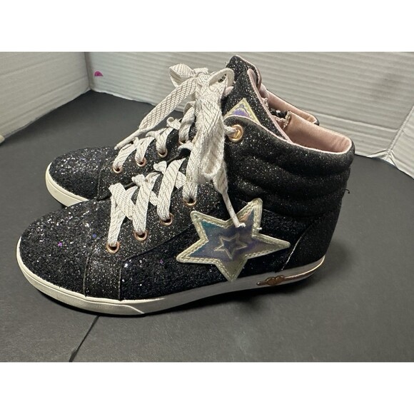 Skechers Shoutouts 2.0 - Starry Glam High-Top Sneakers Youth Size  4 - Picture 3 of 11